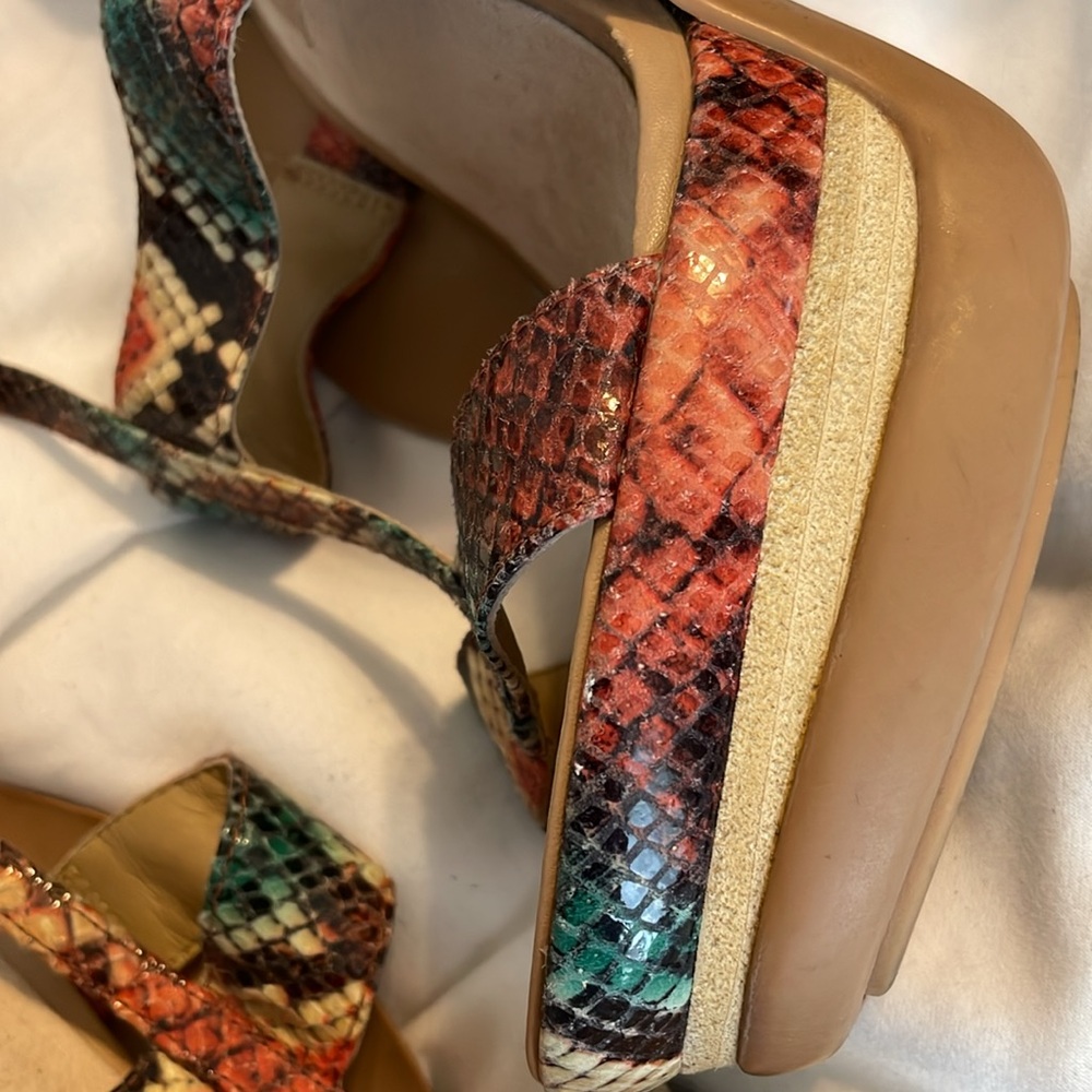 Authentic Bcbgmaxazria, Multicolored Python Embos… - image 8